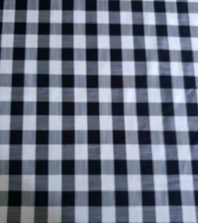 Gingham Slub - Black