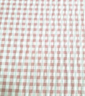 Gingham Seer Sucker - Pink