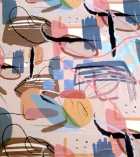 Lerato Silk Satin - Abstract