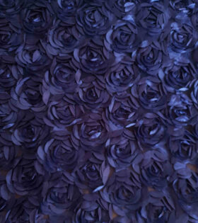 Satin Rose Cut - Navy Blue