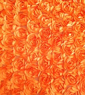 Satin Rose Cut - Orange