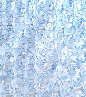 Satin Rose Cut - Powder Blue