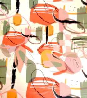 Lerato Silk Satin - Abstract