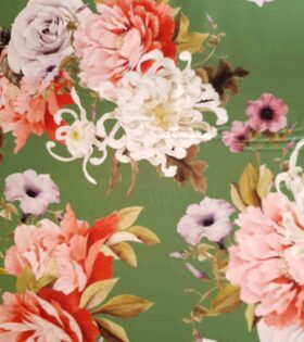 Lerato Silk Satin - Floral