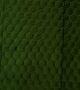 Belle Hexa Quilted Velvet  - Botany