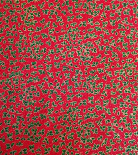 100% Printed Cotton - Christmas - Red