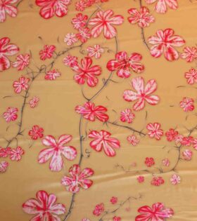 Printed Armani Satin - Floral