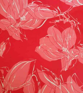 Printed Barbie - Floral - Red
