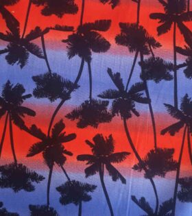 Printed Cotton Poplin - Red
