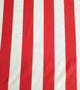Printed Mini-Matt - Stripes - Red