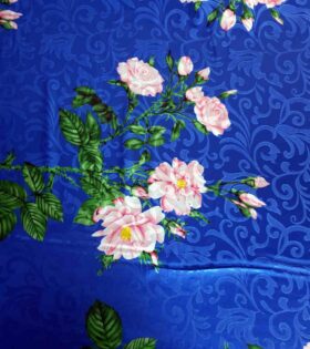 Printed Digital Jacquard Armani Satin - Floral