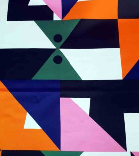 Digital Printed Duchess Satin - Abstract