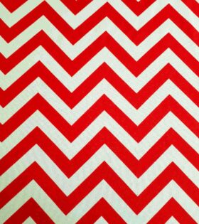 Printed Mini-Matt - Chevron - Red