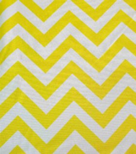 Printed Mini-Matt - Chevron - Lemon