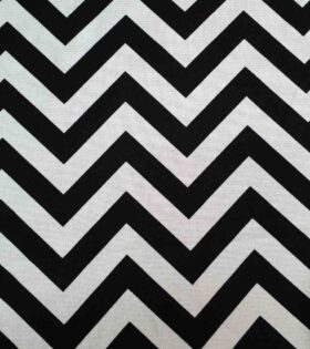 Printed Mini-Matt - Chevron - Black