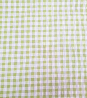 Gingham Seer Sucker - Lime