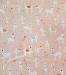 Printed Mini-Matt - Lama - Peach