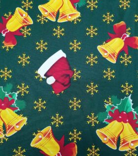 Printed Mini-Matt - Christmas - Emerald Green