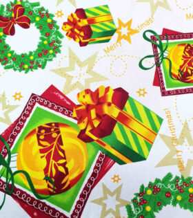 Printed Mini-Matt - Christmas - White