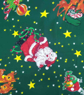 Printed Mini-Matt - Christmas - Emerald Green