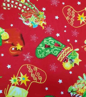 Printed Mini-Matt - Christmas - Red