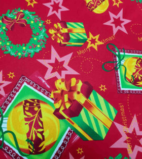 Printed Mini-Matt - Christmas - Red