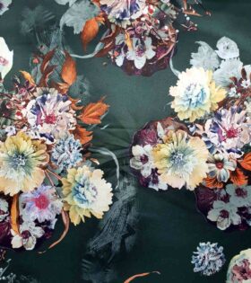 Digital Printed Duchess Satin - Floral
