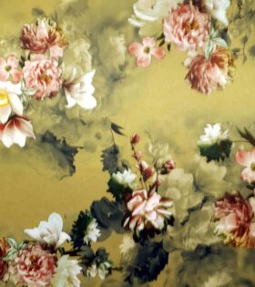 Digital Printed Duchess Satin - Floral