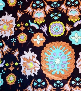 Printed Satin - Floral