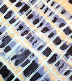 Printed Satin - Abstract