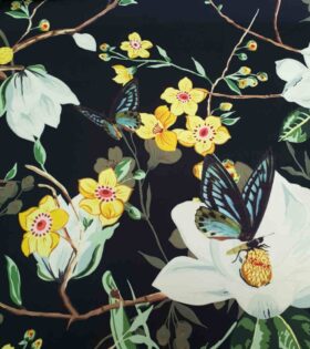 150cm Cotton Canvas - Floral