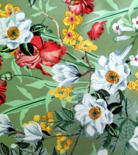 150cm Cotton Canvas - Floral
