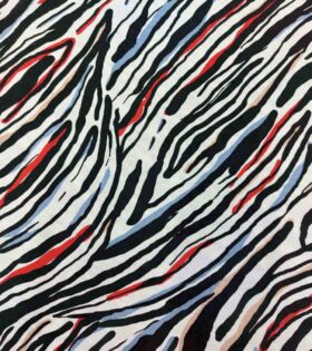 Stripes - Black, White & Red