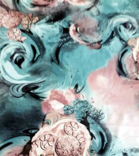DTY Brushed Knit - Abstract