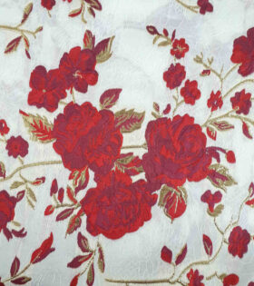 Rose Brocade LM91028 - Maroon