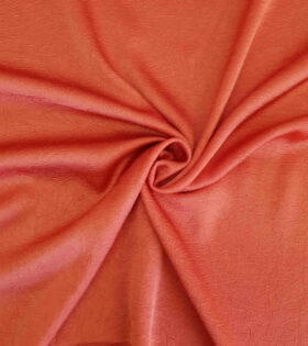Textured Bubble Satin - Rust