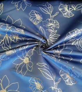 Plain Foil Duchess Satin - Royal Blue
