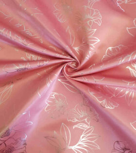 Plain Foil Duchess Satin - Dusty Pink