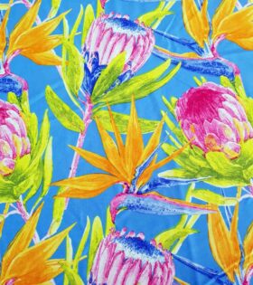 Printed Mini-Matt - Proteas - Turquoise