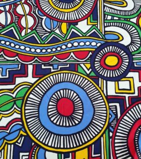 Printed Mini-Matt - Abstract - Multicolored