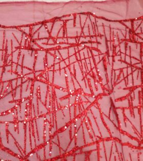 Caviar Tulle - Red