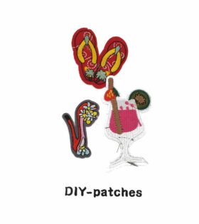 Iron On Motifs - Set of 3 - Tropical
