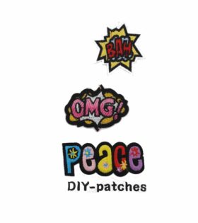 Iron On Motifs - Set of 3 - Peace