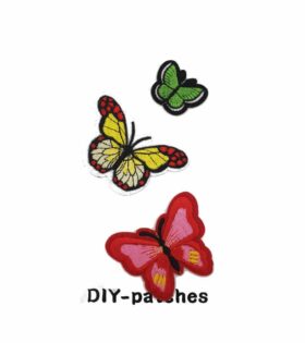 Iron On Motifs - Set of 3 - Butterflies 4