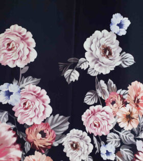 Digital Printed Duchess Satin - Floral