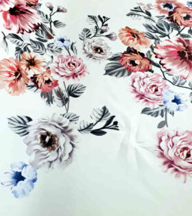 Digital Printed Duchess Satin - Floral