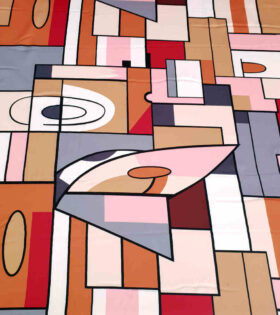 Nala Satin - Abstract - Multicolored