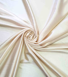 Stretch Satin - Champagne