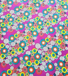 Printed Bon Bon - Purple - Abstract