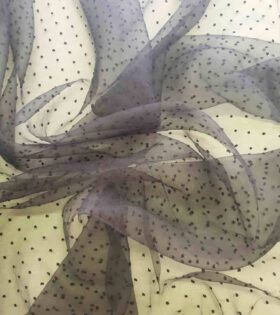 Dobby Organdy Satin - Black